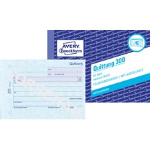 Avery Zweckform Quittung, inklusive MwSt, A6 quer