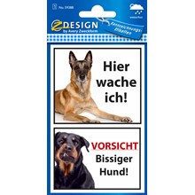 Z-Design Folien Sticker Bissiger Hund