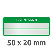 Avery Zweckform Inventar-Etiketten, 50 x 20 mm, grün