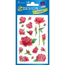 Z-Design Blumen-Sticker Rosen