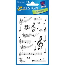 Z-Design Papier Sticker Noten