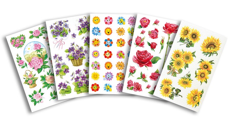 Sticker - Blumensticker für Mädchen
