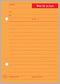 1014 - Avery Zweckform Was war inzwischen / Was ist zu tun orange, A6