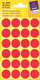 3004 - Avery Zweckform Markierungspunkte, 18 mm, 96 Etiketten, rot