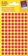 3010 - Avery Zweckform Markierungspunkte, 8 mm, 416 Etiketten, rot
