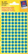 3011 - Avery Zweckform Markierungspunkte, 8 mm, 416 Etiketten, blau
