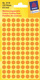 3178 - Avery Zweckform Markierungspunkte, 8 mm, 416 Etiketten, leuchtorange