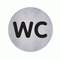 3221 - Avery Zweckform Hinweisschild, silber, WC