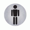 3222 - Avery Zweckform Hinweisschild, silber, Mann