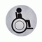3224 - Avery Zweckform Hinweisschild, silber, Behinderte