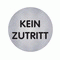 3233 - Avery Zweckform Hinweisschild, silber, Kein Zutritt