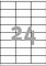 3422 - Avery Zweckform Etiketten 70x35,0 mm, 100 Bögen