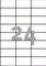 3474 - Avery Zweckform Etiketten 70x37,0 mm, 100 Bögen