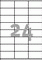 LR3475 - Avery Zweckform Recycling Etiketten 70x36,0 mm, 100 Bögen