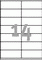 3477 - Avery Zweckform Etiketten 105x41 mm, 100 Bögen