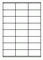 3490 - Avery Zweckform Etiketten 70x36,0 mm, 25 Bögen