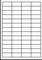 3650 - Avery Zweckform Etiketten 48 x 21 mm, mit Abziehhilfe, 100 Bögen