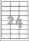 3658 - Avery Zweckform Etiketten 64,6x33,8 mm, 100 Bögen