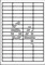 3667 - Avery Zweckform Etiketten 48,5x16,9 mm, 100 Bögen