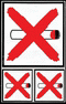 3740 - Avery Zweckform Hinweisetiketten, Rauchen verboten, wetterfeste Folie