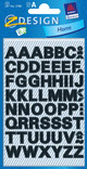 ZD-3780 - Z-Design Buchstaben wetterfest, schwarz, Schrift Univers Medium 38pt