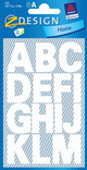 ZD-3786 - Z-Design Buchstaben wetterfest, weiß, Schrift Univers Bold 100pt