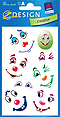 ZD-39144 - Z-Design Papier Sticker Eiergesicht