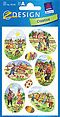 ZD-39145 - Z-Design Papier Sticker Ostereier