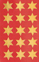 ZD-4002 - Z-Design Weihnachtssticker Folie Sterne gold