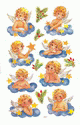 ZD-4032 - Z-Design Weihnachtliche Sticker Engelchen