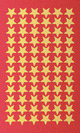 ZD-52214 - Z-Design Weihnachtssticker Glanzfolie Sterne gold