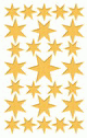 ZD-52252 - Z-Design Weihnachtssticker Glanzfolie Sterne gold