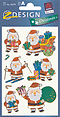 ZD-52279 - Z-Design Weihnachten Sticker Effektfolie, Nikolaus