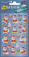 ZD-52283 - Z-Design Weihnachten Glossy Sticker, Nikolaus