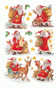 ZD-52402 - Z-Design Weihnachtliche Sticker Nikolaus
