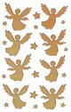 ZD-52420 - Z-Design Weihnachtssticker Effektfolie Engel 1B