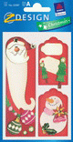 ZD-52587 - Z-Design Geschenkaufkleber rot Nikolaus