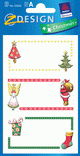 ZD-52626 - Z-Design Papier Sticker, Widmung, beglimmert