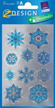 ZD-52637 - Z-Design Metallic Sticker Eiskristalle
