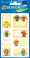 ZD-52656 - Z-Design Weihnachten Papier Sticker Engelchen geprägt