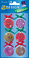 ZD-52671 - Z-Design Weihnachten Collage Sticker Glocken