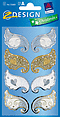 ZD-52683 - Z-Design Weihnachten Collage Sticker Engelflügel