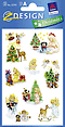 ZD-52707 - Z-Design Weihnachten Papier Sticker Nostalgische Engel + Kinder