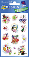 ZD-52714 - Z-Design Weihnachten Papier Sticker Syvesternacht beglimmert