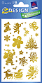 ZD-52719 - Z-Design Weihnachten Transparent Sticker Xmas-Mix