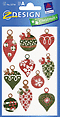 ZD-52736 - Z-Design Weihnachten Soft Sticker Kugeln
