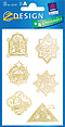 ZD-52747 - Z-Design Papier Sticker Krippe, geprägt