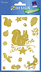 ZD-52915 - Z-Design Weihnachten Fensterschmuck Eichhörnchen + Nussstern