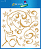 ZD-52934 - Z-Design Weihnachten Fensterschmuck Hirsch gold