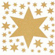 ZD-52989 - Z-Design Fensterschmuck groß Weihnachten Sterne mit Goldglimmer